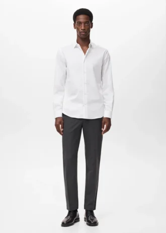 Pohodlná strečová košile, která se nemusí žehlit