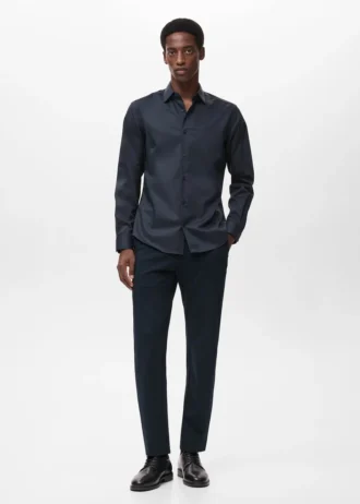 Pohodlná strečová košile, která se nemusí žehlit