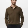 Polo svetr ze 100% merino vlny Polo svetr ze 100% merino vlny
