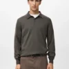 Polo svetr ze 100% merino vlny Polo svetr ze 100% merino vlny