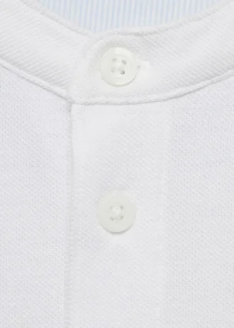 Polo tričko s límečkem Mao