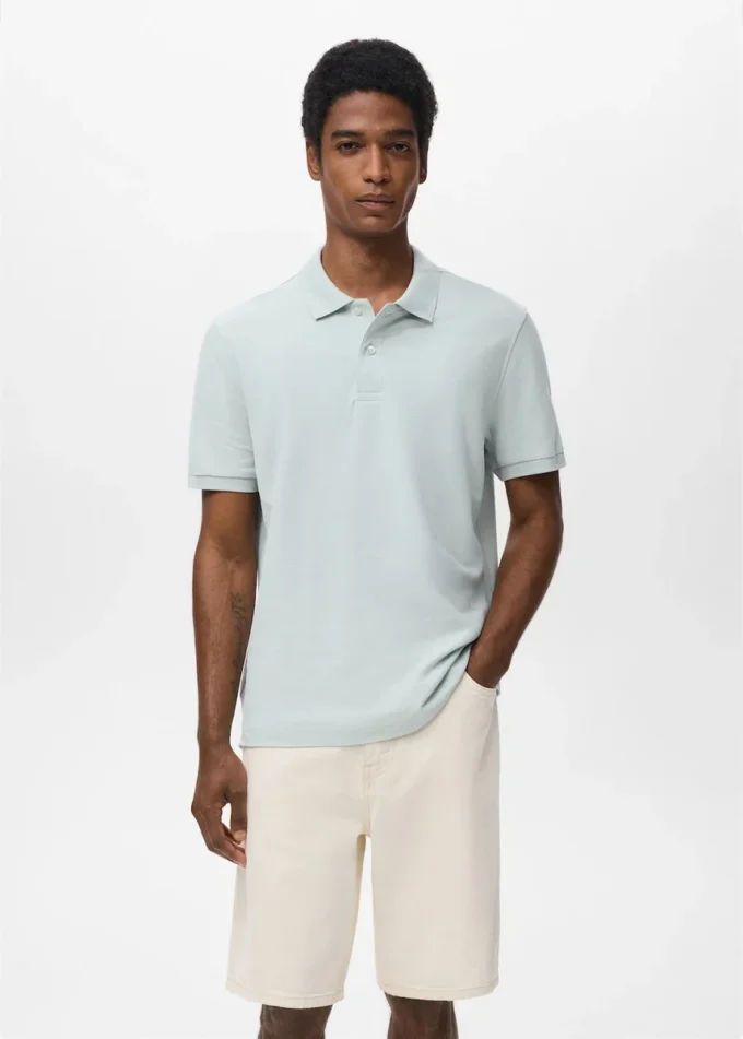 Polo tričko z bavlněného piqué se standardním střihem Polo tričko z bavlněného piqué se standardním střihem