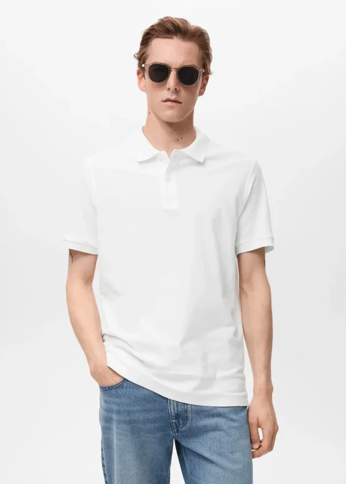 Polo tričko z bavlněného piqué se standardním střihem Polo tričko z bavlněného piqué se standardním střihem