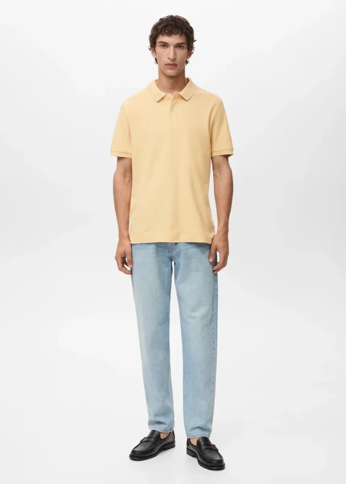 Polo tričko z bavlněného piqué se standardním střihem Polo tričko z bavlněného piqué se standardním střihem