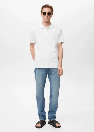 Polo tričko z bavlněného piqué se standardním střihem Polo tričko z bavlněného piqué se standardním střihem