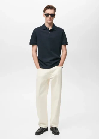 Polo tričko z bavlněného piqué se standardním střihem Polo tričko z bavlněného piqué se standardním střihem