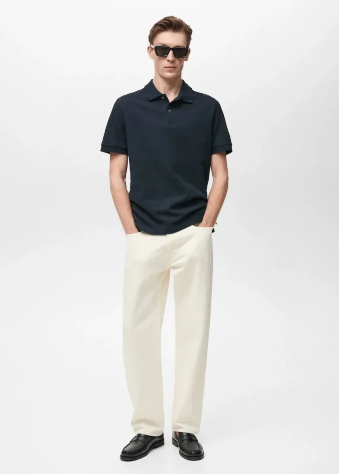Polo tričko z bavlněného piqué se standardním střihem Polo tričko z bavlněného piqué se standardním střihem