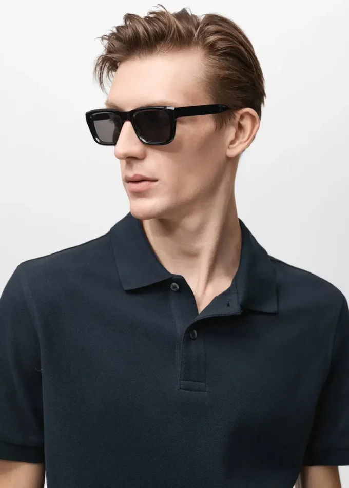 Polo tričko z bavlněného piqué se standardním střihem Polo tričko z bavlněného piqué se standardním střihem