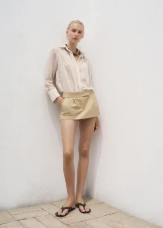 Poloprůsvitná pruhovaná košile Poloprůsvitná pruhovaná košile