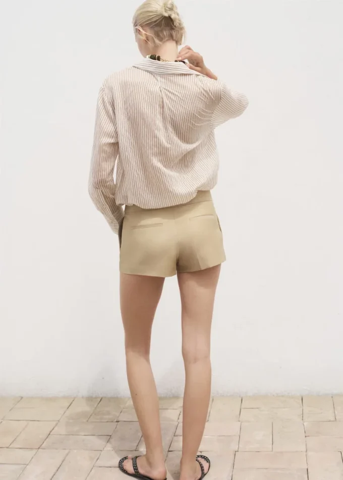 Poloprůsvitná pruhovaná košile Poloprůsvitná pruhovaná košile