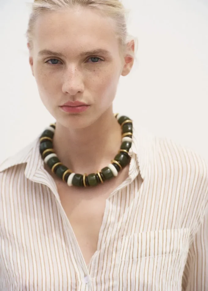 Poloprůsvitná pruhovaná košile Poloprůsvitná pruhovaná košile