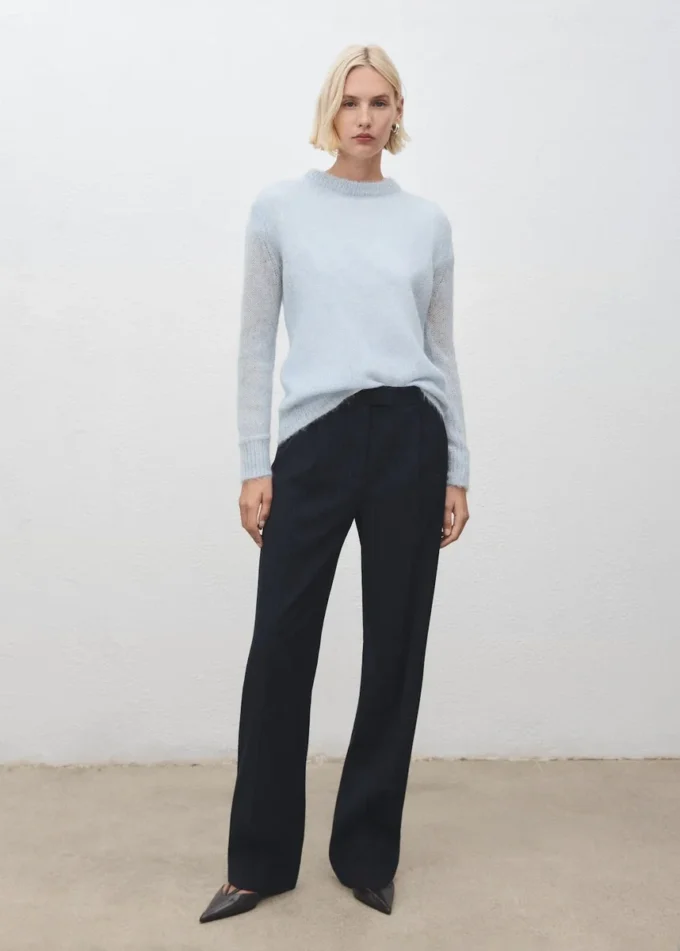 Poloprůsvitný svetr z alpaky Poloprůsvitný svetr z alpaky