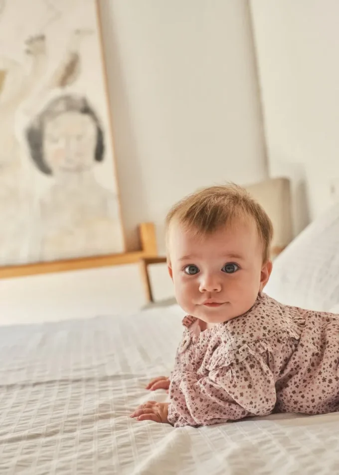 Potisknuté šaty a plenkové kalhotky Potisknuté šaty a plenkové kalhotky