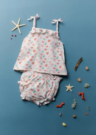 Potisknutá plavková souprava Potisknutá plavková souprava