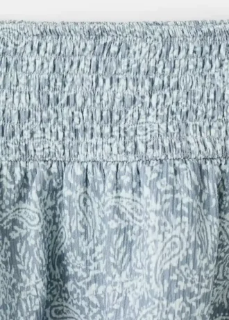 Potiskovaná sukně s volánky