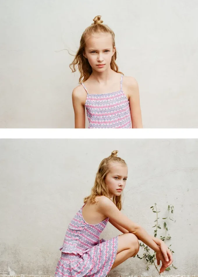 Potiskovaný top s řasením Potiskovaný top s řasením