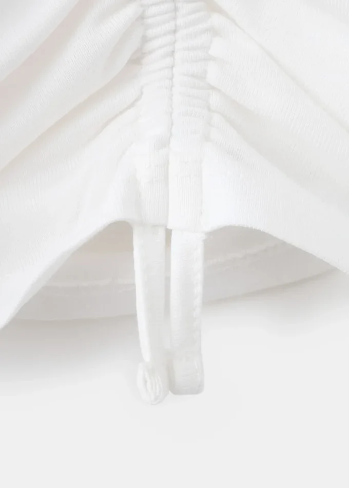 Potiskované tričko se shrnutým pasem Potiskované tričko se shrnutým pasem