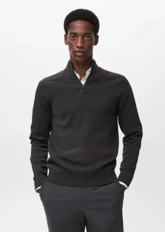 Prodyšný svetr se zipem