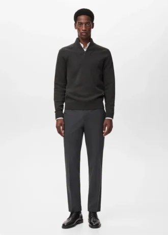 Prodyšný svetr se zipem