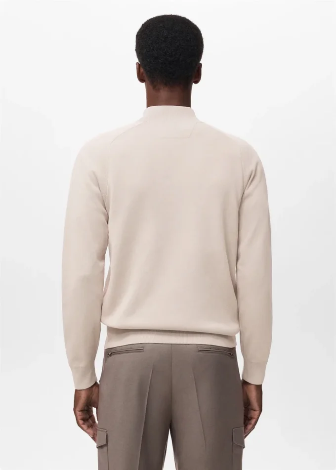 Prodyšný svetr se zipem