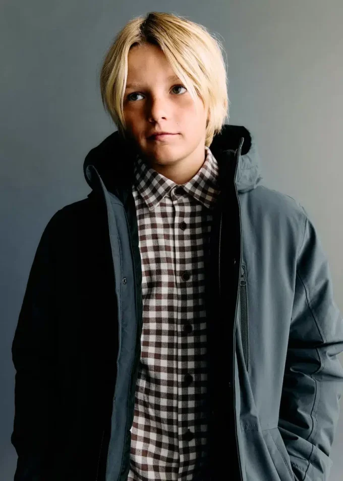 Prošívaná bunda s kapsami