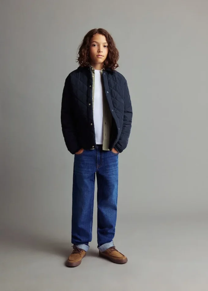 Prošívaná bunda s košilovým límcem Prošívaná bunda s košilovým límcem