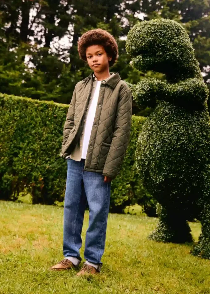 Prošívaná bunda s košilovým límcem Prošívaná bunda s košilovým límcem