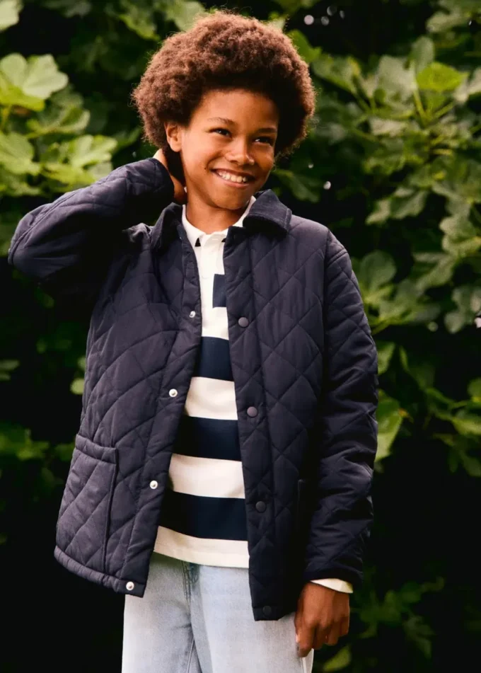 Prošívaná bunda s košilovým límcem Prošívaná bunda s košilovým límcem