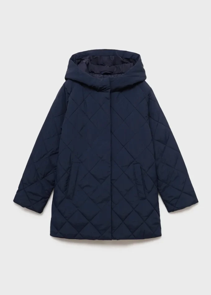 Prošívaná bunda s kosočtvercovým vzorem Prošívaná bunda s kosočtvercovým vzorem