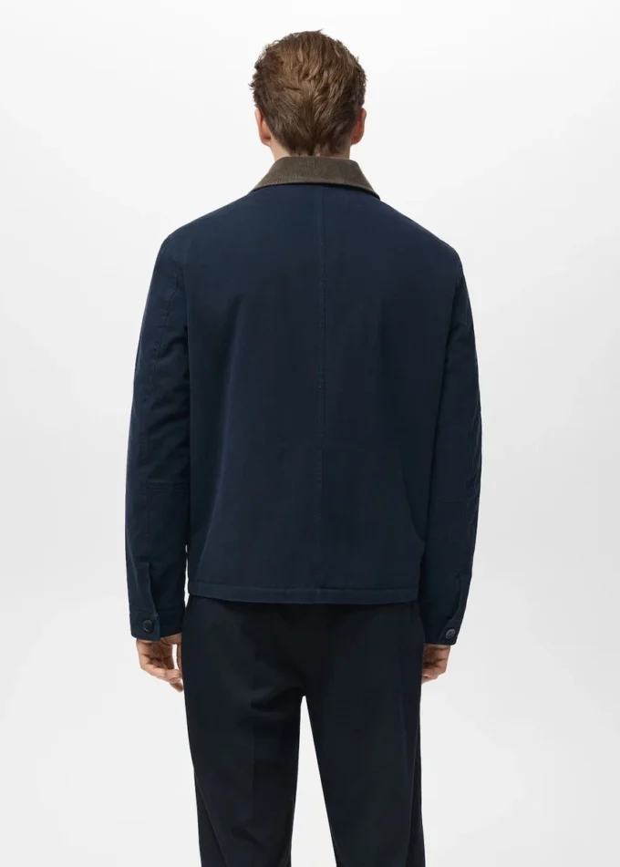 Prošívaná bunda s manžetovým límcem Prošívaná bunda s manžetovým límcem