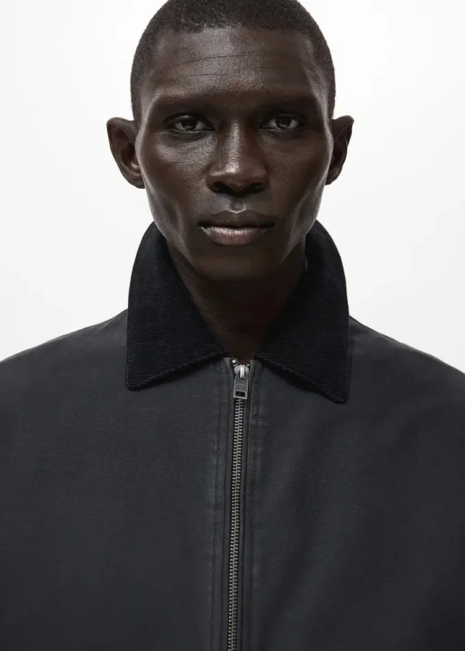 Prošívaná bunda s manžetovým límcem Prošívaná bunda s manžetovým límcem