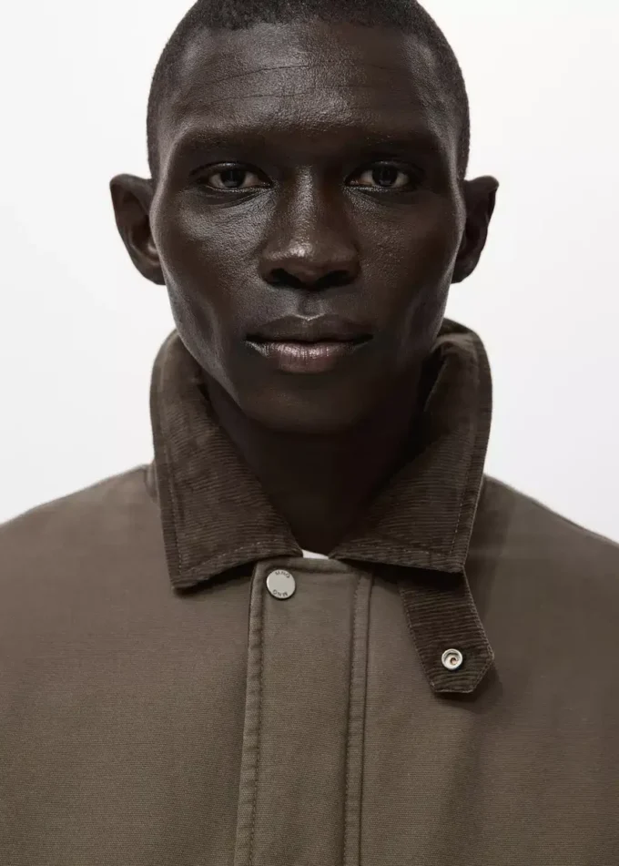 Prošívaná bunda s manžetovým límcem Prošívaná bunda s manžetovým límcem