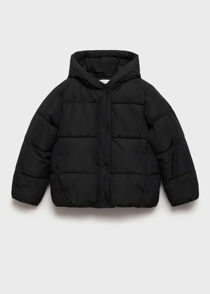 Prošívaný kabát s kapucí Prošívaný kabát s kapucí