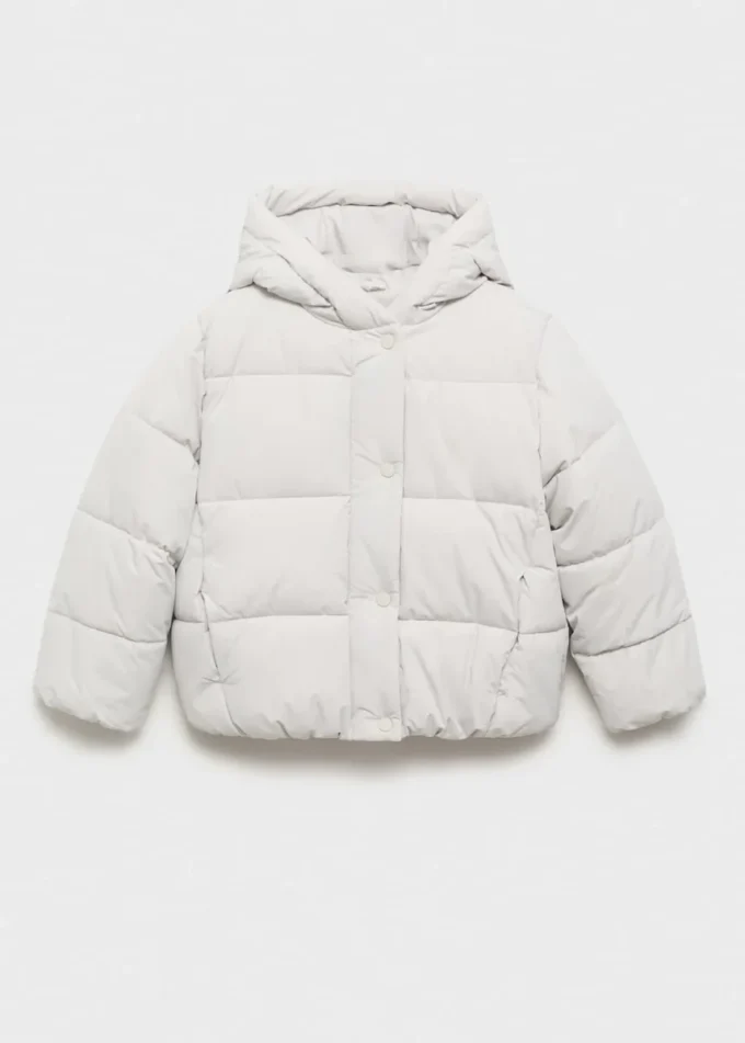 Prošívaný kabát s kapucí Prošívaný kabát s kapucí