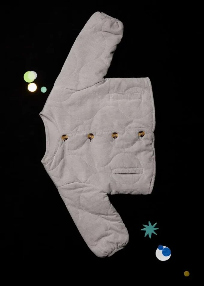 Prošívaný kabát z manšestru Prošívaný kabát z manšestru