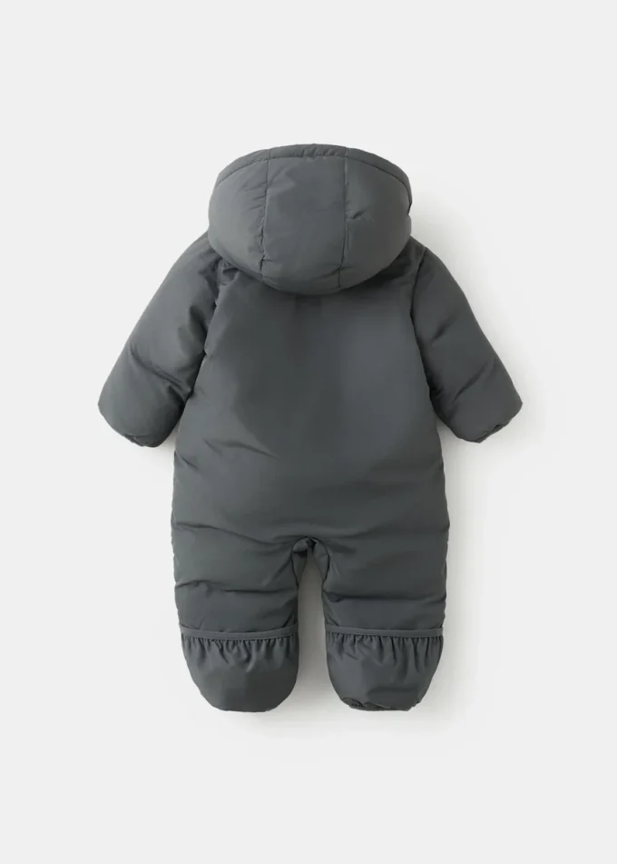 Prošívaná mikina s kapucí s kožešinou Prošívaná mikina s kapucí s kožešinou