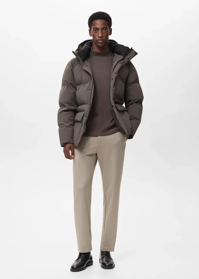 Prošívaná nepromokavá bunda Prošívaná nepromokavá bunda