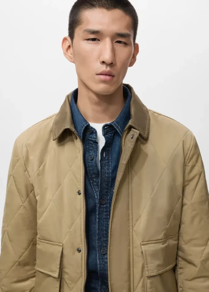 Prošívaná voděodolná bunda