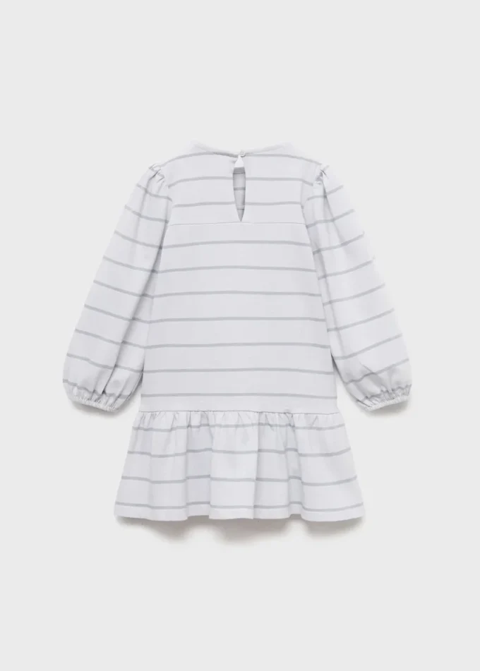 Pruhované šaty z bavlněné směsi