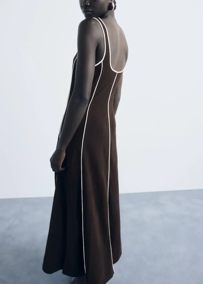 Pruhované bavlněné šaty Pruhované bavlněné šaty