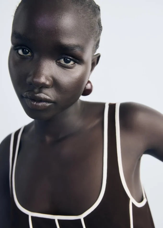 Pruhované bavlněné šaty Pruhované bavlněné šaty