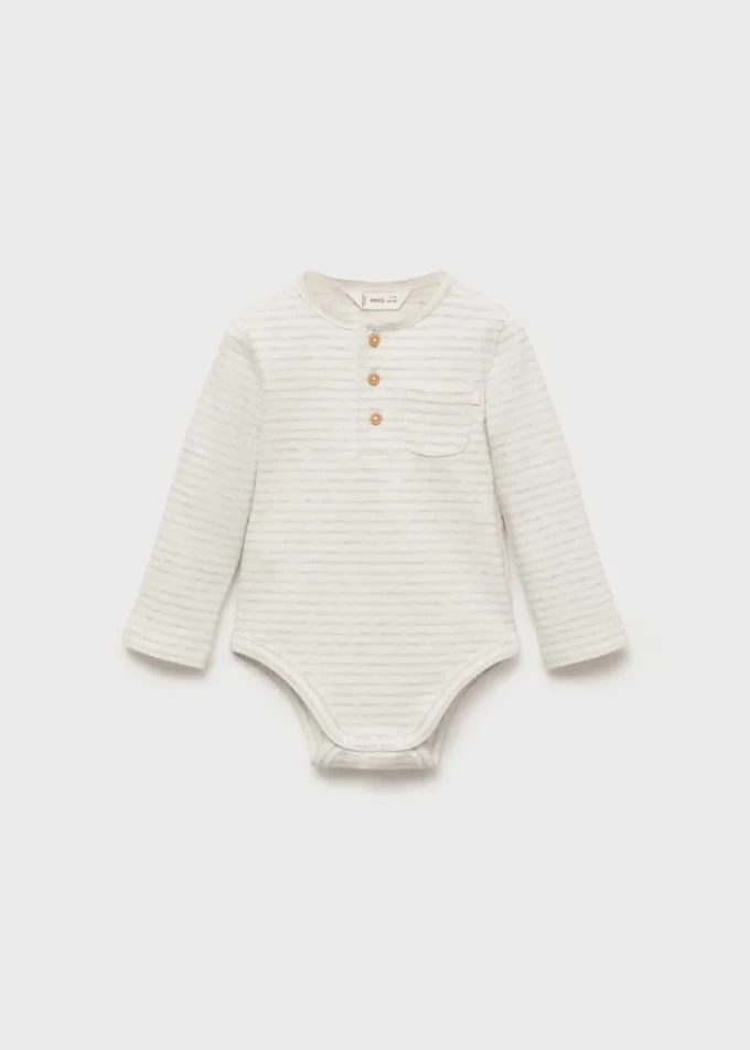 Pruhované bavlněné body Pruhované bavlněné body