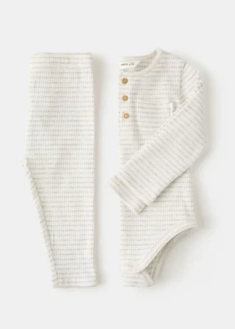 Pruhované bavlněné body