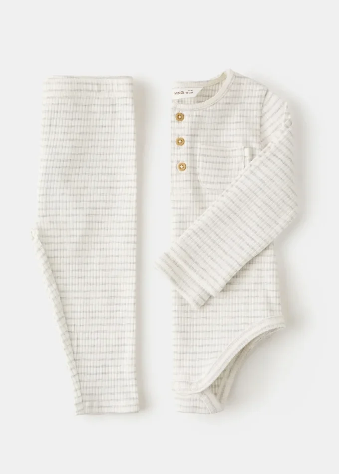 Pruhované bavlněné body Pruhované bavlněné body