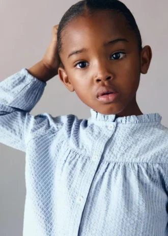 Pruhovaná bavlněná halenka