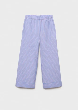 Pruhované bavlněné kalhoty Pruhované bavlněné kalhoty