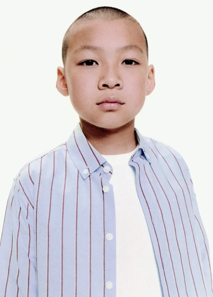 Pruhovaná bavlněná košile Pruhovaná bavlněná košile