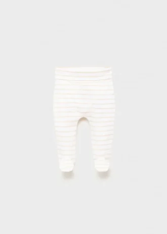 Pruhované bavlněné legíny