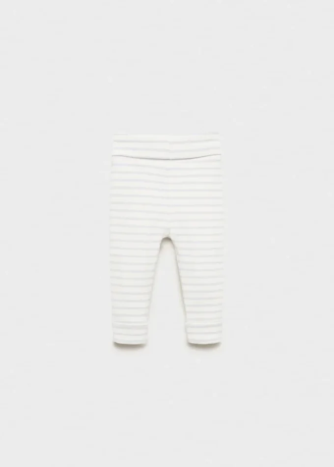 Pruhované bavlněné legíny Pruhované bavlněné legíny