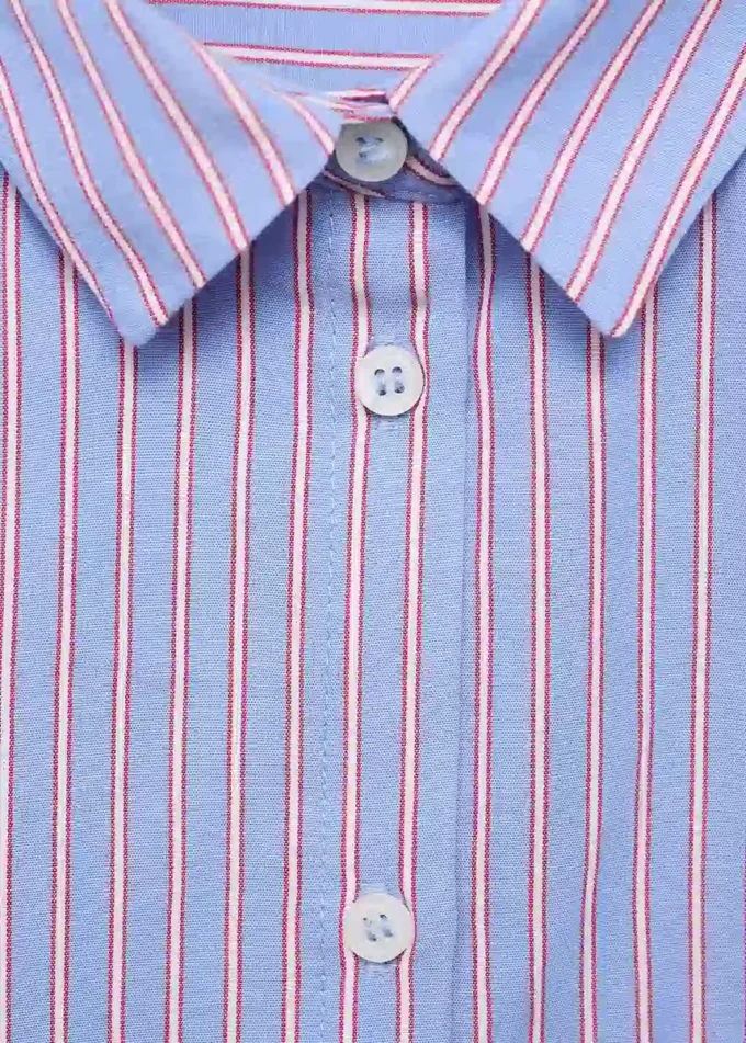 Pruhovaná bavlněná oversized košile Pruhovaná bavlněná oversized košile